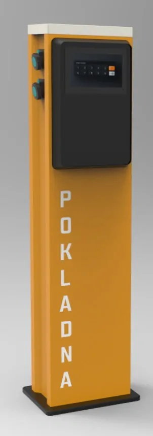pokladna se 4 jištěnými el.zásuvkami
